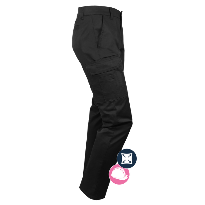 Pantalon Cargo NOIR - FEMME