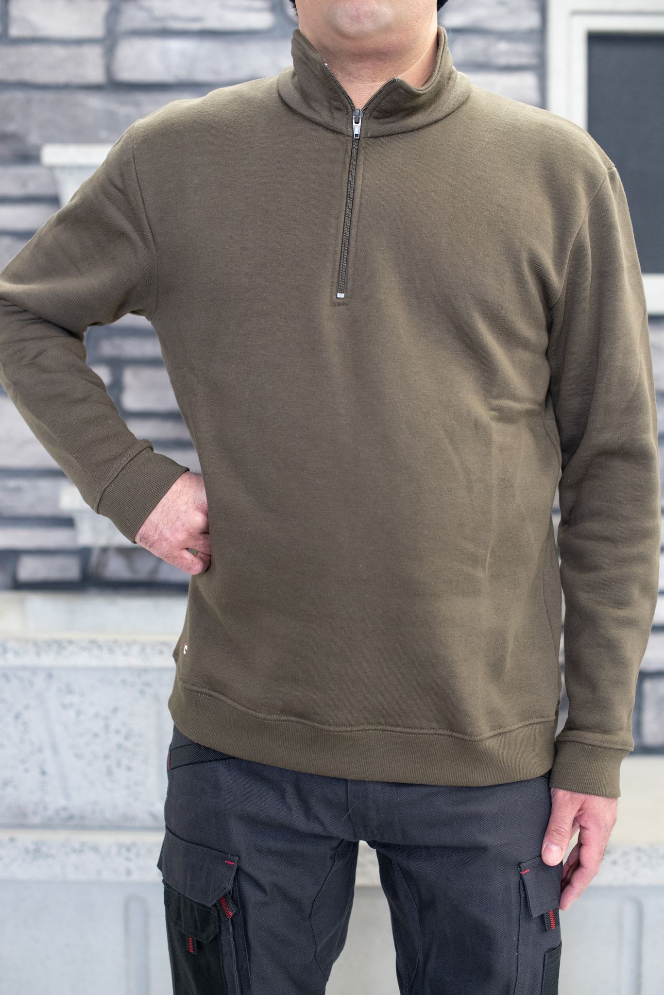 Chandail demi-zip COFRA